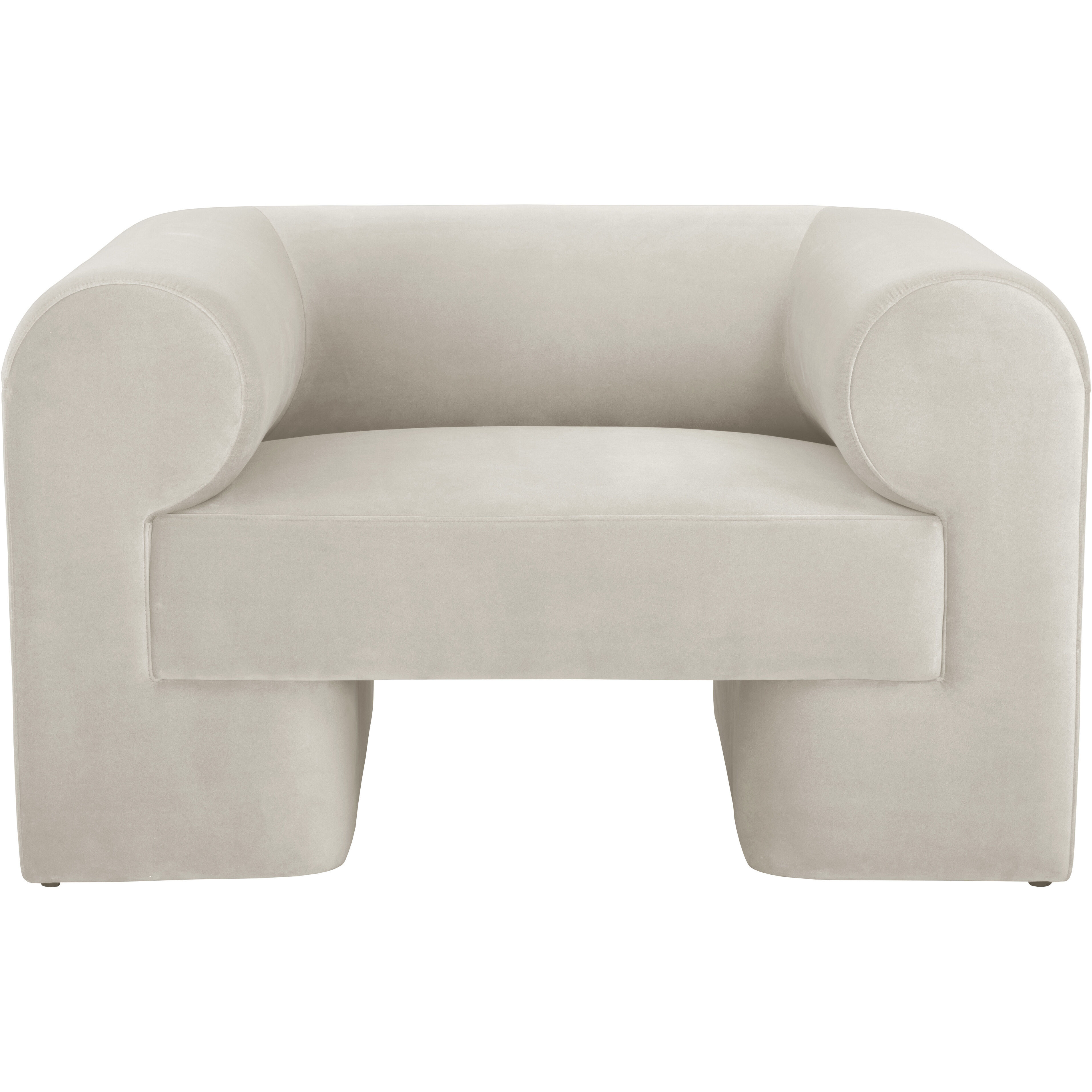 Ionic Meg Taupe Armchair